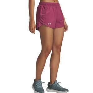 Under Armour Women's UA Fly By 3" Shorts Fuchsia Dusk Size 2XL Brief Lined